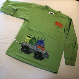 Boys long sleeve T monster truck